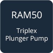 RAM50 Triplex Plunger Pump